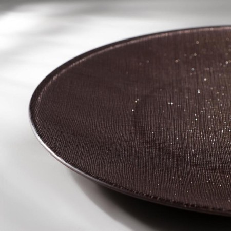 Player “Talisman” plate, d = 32 cm, brown color-1