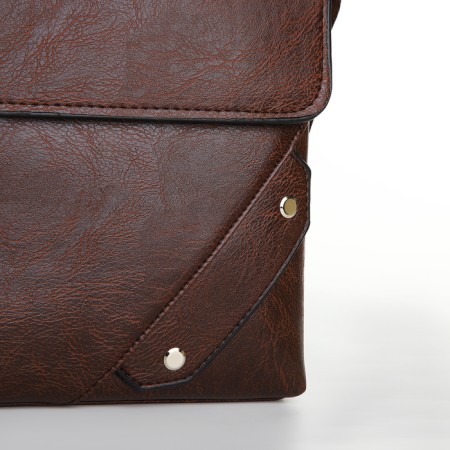Male bag, brown color-2
