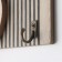 Hooks decorative wood "abstraction. Rainbow. Flower" 1.5x19.5x23.5 cm