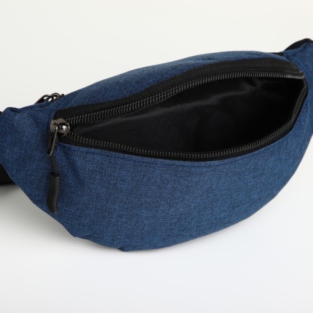 Waist bag, 23*8*11 cm, lightning department, 2 n/pocket, blue-5