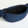 Waist bag, 23*8*11 cm, lightning department, 2 n/pocket, blue