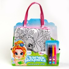 Set for creativity Bag-coloring bag with felt-tip pens 