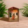 Standing for pencils "India" wood shisham 9x9x11.5cm mix