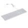Smartbuy One 238 keyboard, wired, membrane, 104 keys, USB, white