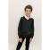 Jumper for boys, height 110-116 cm, dark gray color
