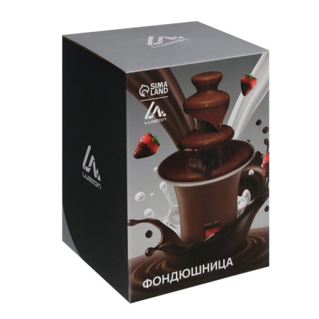 Chocolate fountain Luazon LFF-01, loading 0.7 kg, brown-3