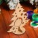 Souvenir "Christmas tree with Santa Claus" on a stand