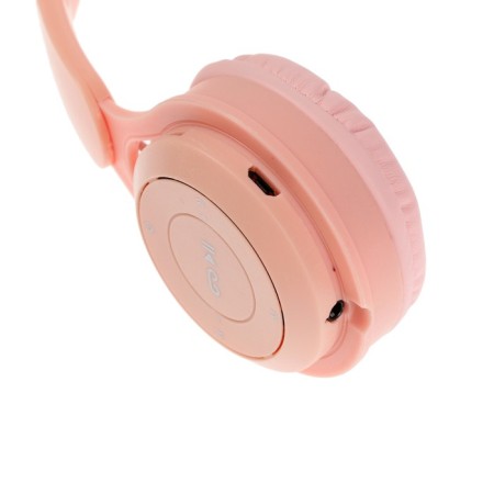 Wireless headphones Y08R, invoices, children's, BT 5.1, backlight, 400 mAh, pink-6