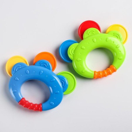 The rattle "Bubenchik", color mix, crush me-3