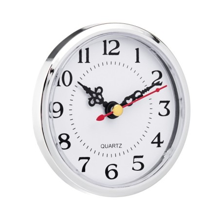 Offing clock, smooth move, d-9 cm, 1AA-3