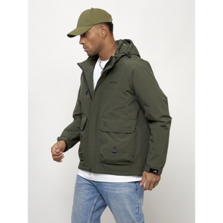 Male spring jacket, size 50, khaki color-1