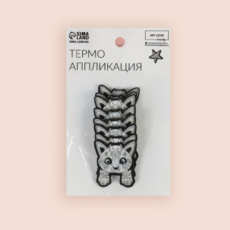 Thermal appliance "kitten with paws", 4 × 3.3 cm, color gray color-6