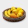 Basket for fruits and bread Daulas "Home Coos", D = 30.5 cm, chocolate color