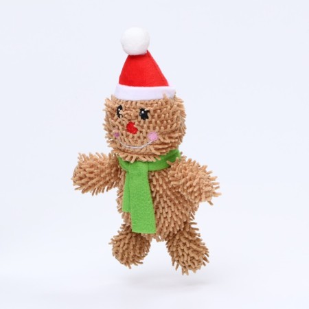 Soft toy for dogs "Snowman" with a squeak, 26 x 15 cm-1