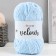 Yarn "Velour" 100% micropoliester 170m/100g (851 blue)