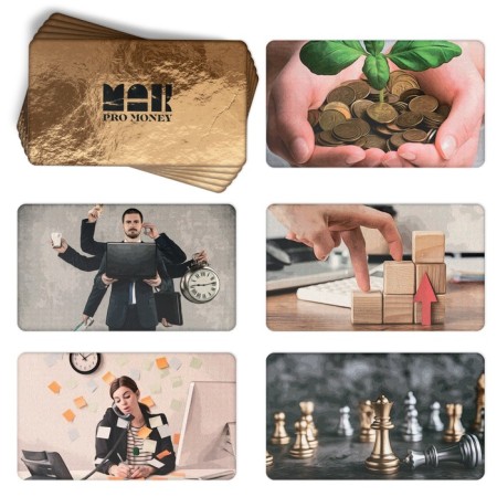 Metaphorical associative maps "Pro Money", 50 cards (7x12 cm), 16+-3