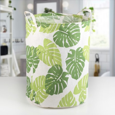 Basket Winness Textile shares "Leaves", 35 × 35 × 45 cm-2