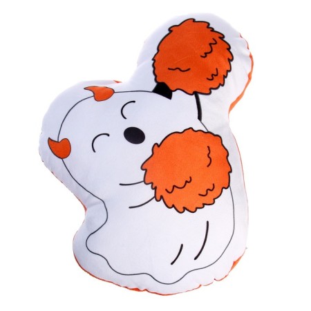 Soft toy "Ghost" with horns, white color-3