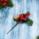 Decor "Winter Dreams" Berries bumps needles leaves, 22 cm