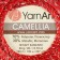 Yarn "Camelia" 70% polyester, 30% lurers 190m/20g (416 red)