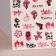 Nail stickers "Baby" color black/pink