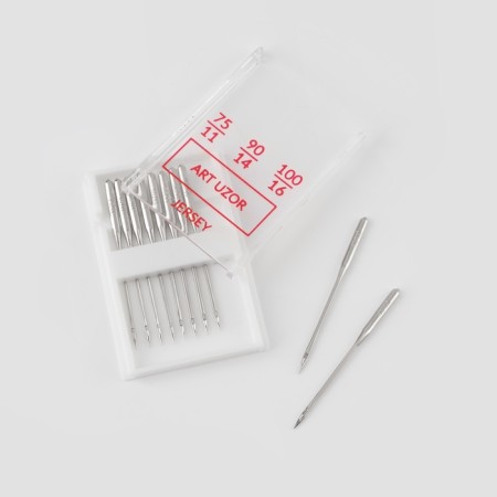 Needles for household sewing machines, for knitwear, No. 75-100, 10 pcs-1