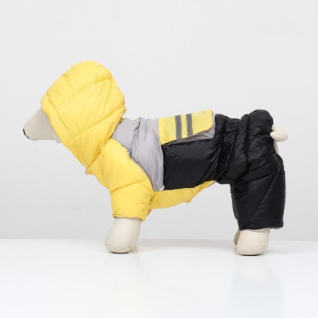 The overalls "anorax" reflective, size 16 (DS 36, OG 46, Osh 35 cm), black and yellow-2
