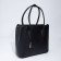 Women's bag El Masta with a zipper, external pocket, black color