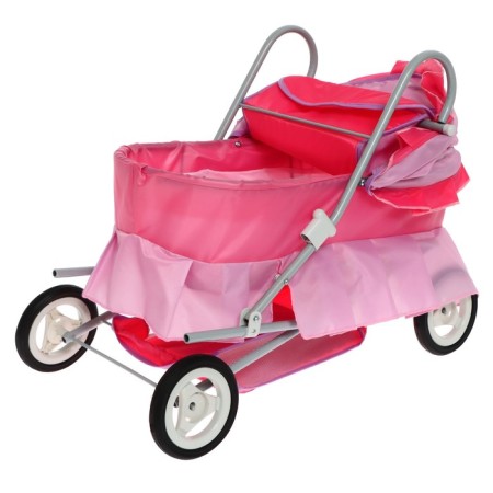 Puppet stroller No. 11, pink color with lilac-9