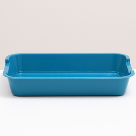 Average toilet without a mesh 36 x 26 x 6.5 cm, blue-2