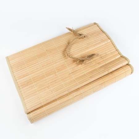 Bellya basket, with a lid, 34x34x52 cm, bamboo, jute-8