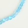 Busins ​​made of natural stone "Cat Eye", set 46 pcs., Size 1 pc. - 8 mm, blue