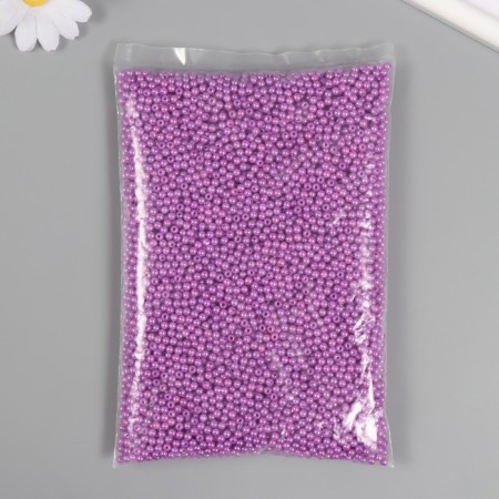 Set of beads "Pearls" d 4 mm, 250 gr, lilac-2