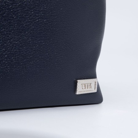 Bag-bodi Boda vita with a zipper, blue color-3