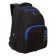 Youth backpack 45 x 32 x 23 cm, Grizzly, ergonomic back, black/blue