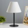HELIVER OLIVER 1x15W E27 Black/White 25x25x40cm Risalux
