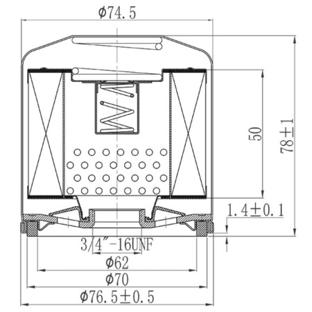 Oil filter Totachi TC-1350