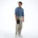 Men's bag over the shoulder, Textura, artificial leather, brown color