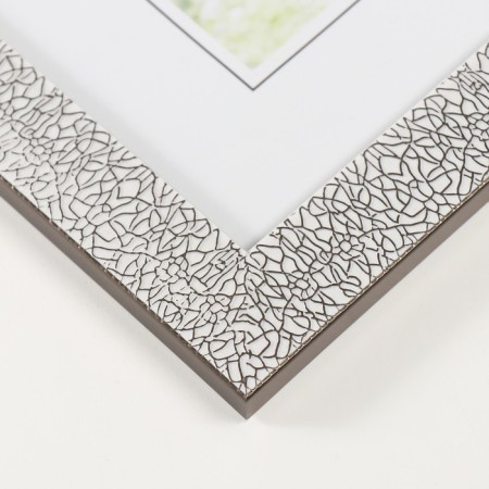 Photo frame plastic 20x25 cm "Krakelyur. Black on white" 23.4x28.5 cm-2