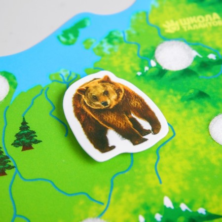 Velcro game "Animals of Russia" mini mini-3