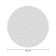The tablecloth “Snowflakes Mona”, Round, Saten, D = 150 cm