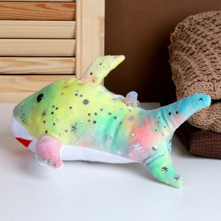 Мягкая игрушка «Акула», космос, 26 см-3