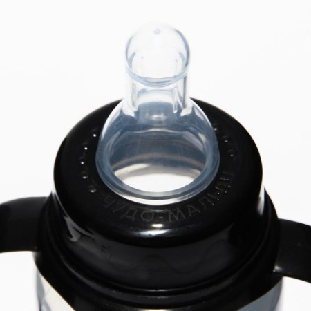 Fashion Baby feeding bottle, classic throat, 0 months, 250 ml., Cylinder, with handles-4