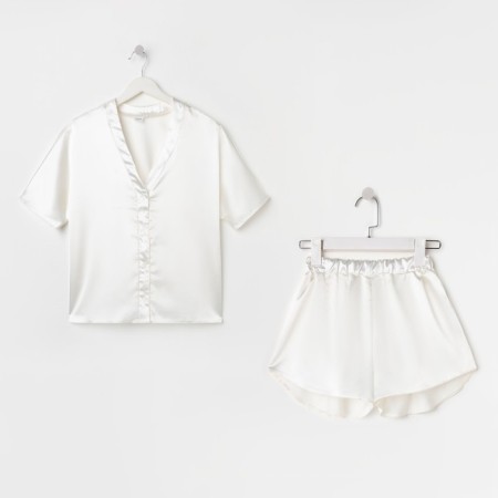 Pajamas (shirt, shorts) Women's Minaku: Light Touch Color Milk, Rr. 48-7