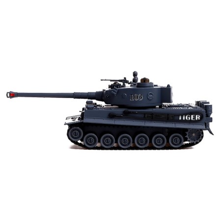 T34 vs Tiger tank battle, radio control, 2 tanks, light and sound-3