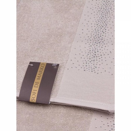 Trure -colored towel Sofi de Marko Robin, 450 g, size 50x90 cm, beige color-1