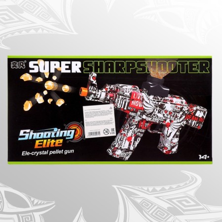The machine "Storm", shoots with gel bullets, works on the battery of 7.4 V-14