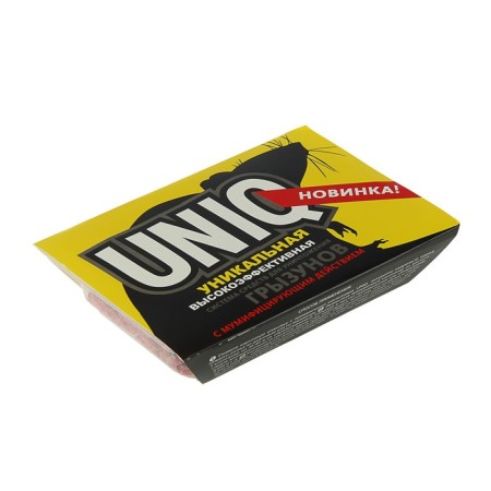 Highly effective system of funds from UNIQ rodents, gel 150 g + granules 100 g-1
