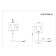 Evoluce bedside lamp. Sle107604-01. Grinda. 1x40 W, E14, 22x22x43 cm, chromium color