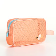 Cosmetic bag Dor mesh, 22*6.5*14, lightning department, orange